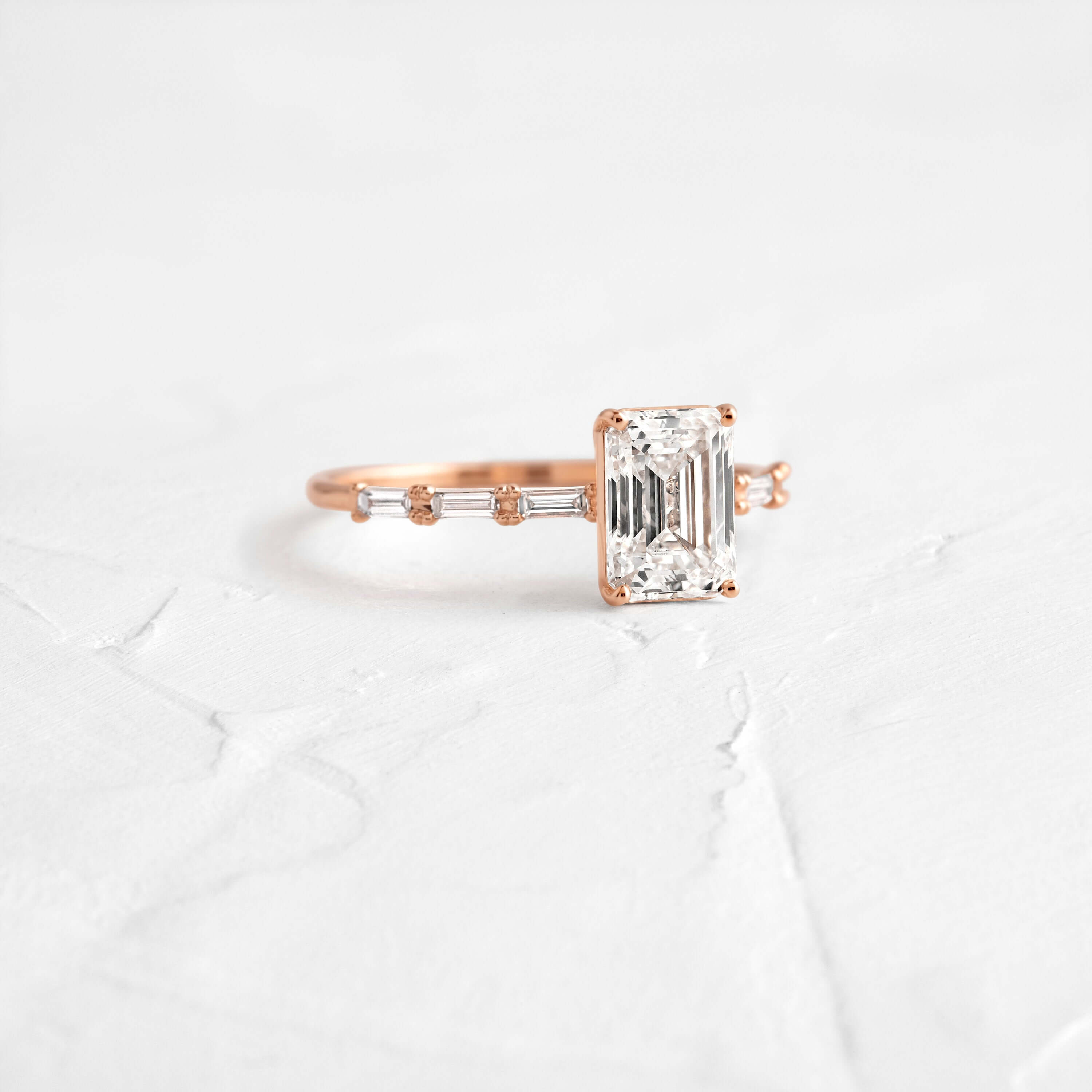 Fluency Ring, Emerald Cut - Melanie Casey