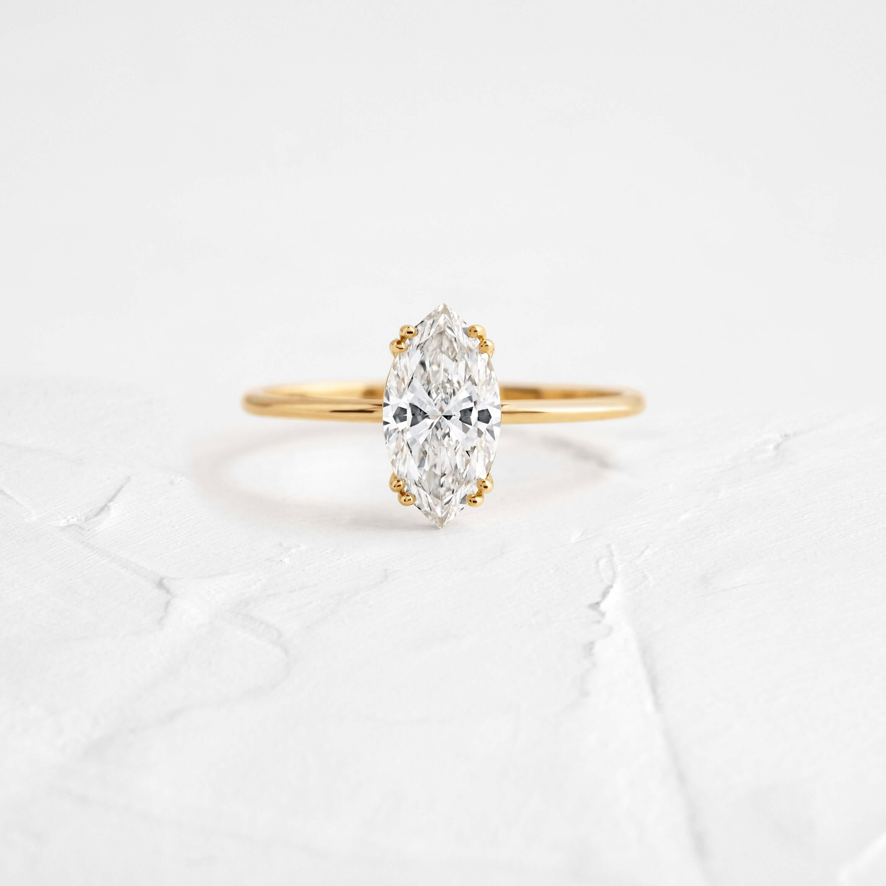 Rose Gold Engagement Ring Marquise Cut Diamond Marquise -  Norway